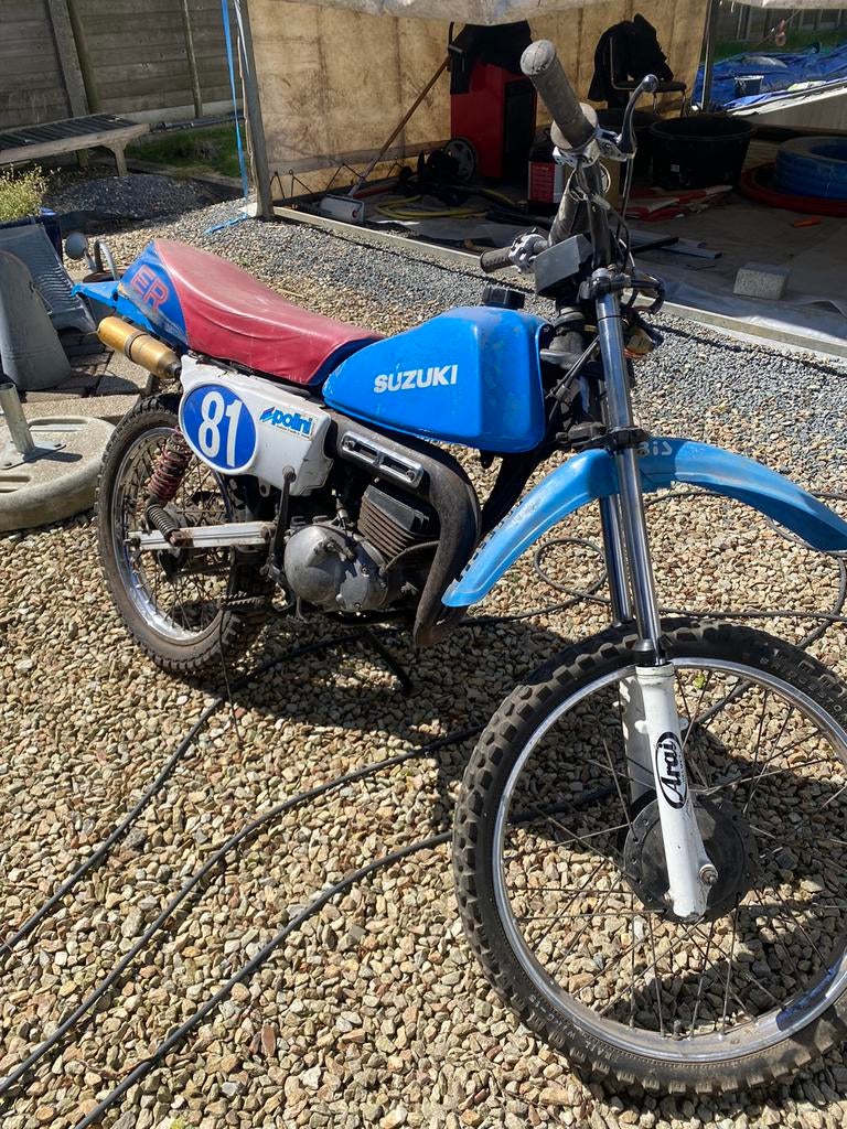 Suzuki TS/ER 50 projectje, Fietsen en Brommers, Brommers | Overige merken, Ophalen, Zo goed als nieuw