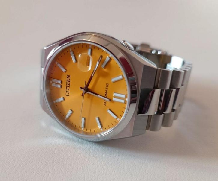 Citizen TSUYOSA *Comme neuve*, Handtassen en Accessoires, Horloges | Heren, Zo goed als nieuw, Polshorloge, Citizen, Staal, Staal