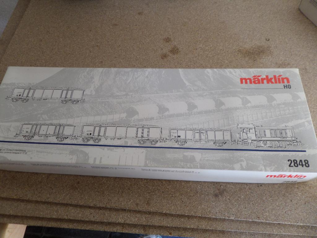 MARKLIN HO ref 2848 box NMBS NMBS CCB cementfabrieken, Hobby en Vrije tijd, Verzenden, Zo goed als nieuw, Analoog