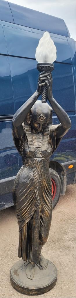 Egyptische staande lamp – 1m87 hoog, Huis en Inrichting, Woonaccessoires | Boeddhabeelden, Ophalen