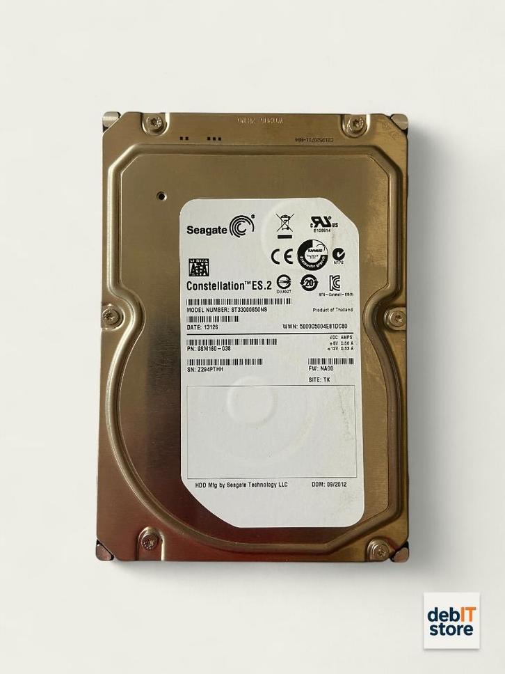 NAS Seagate 3 To - Disque dur de serveur - Nouveau, Informatique & Logiciels, Disques durs, Neuf, Serveur, SATA, Enlèvement ou Envoi