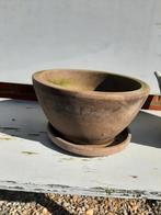 Lege pot met onderbord, Ophalen