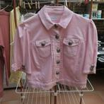 Denim jacket nieuw roze front pockets Nenette mt 42 (it 46), Enlèvement ou Envoi, Rose, Nenette, Taille 42/44 (L)