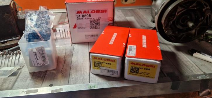 MALLOSSI 70CC MHR + VERTANDING + POLINI SPRUITSTUK NIEUW!!, Fietsen en Brommers, Brommeronderdelen | Scooters, Nieuw, Piaggio