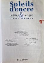 soleils d'encre lettres et langue, Boeken, Literatuur, Ophalen, Gelezen