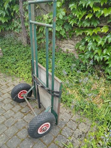 Steekwagen  DUVELTJE  duvelke  wielen luchtbanden, Doe-het-zelf en Bouw, Transportwagens, Ophalen, Gebruikt, Steekwagen