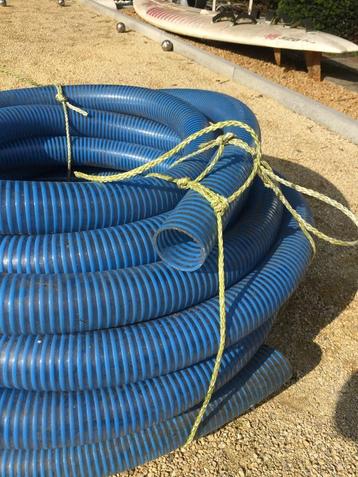 Flexibele PVC zuigslang diam. 60 mm blauw / transparant beschikbaar voor biedingen