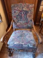 Fauteuil en bois style Louis XIV, Espasgnol, Ophalen