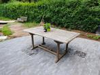 table de jardin en bois et 6 chaises, Enlèvement, Utilisé