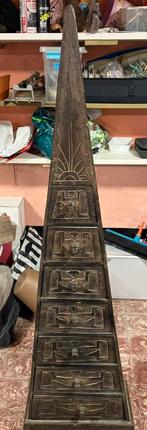 Unieke Afrikaanse pyramidekast, Antiek en Kunst, Kunst | Beelden en Houtsnijwerken, Ophalen
