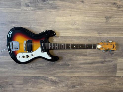 Aria 1702t mosrite model - Japan 1968, Muziek en Instrumenten, Snaarinstrumenten | Gitaren | Elektrisch, Gebruikt, Solid body