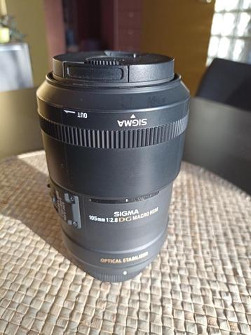 Sigma 105mm 1:2.8 DG MACRO HSM voor Nikon NIEUW