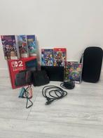 NINTENDO SWITCH 2 amper gespeeld, Games en Spelcomputers, Spelcomputers | Nintendo Switch, Ophalen, Met 2 controllers, Switch OLED