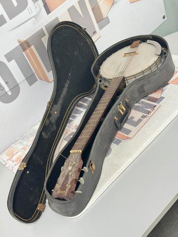 1970 antiek Gitaar-Banjo YAMAHA - Remo gitaarbanjo + Koffer beschikbaar voor biedingen