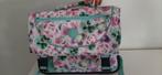 Kipling schooltas - Preppy Aqua Blossom, Ophalen, Zo goed als nieuw