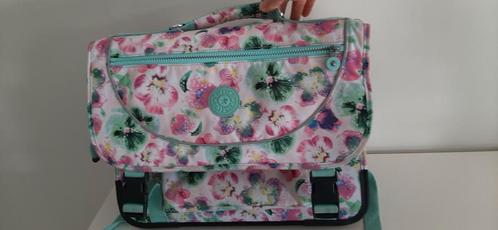 Kipling schooltas - Preppy Aqua Blossom, Kinderen en Baby's, Overige Kinderen en Baby's, Zo goed als nieuw, Ophalen