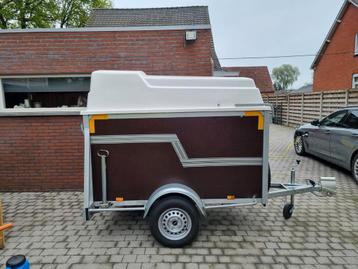 Gesloten aanhangwagen 750kg beschikbaar voor biedingen