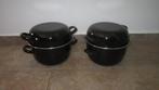 2 GRANDES CASSEROLES A MOULES 24 CM TOUS FEUX NEUVES, Keramische plaat, Nieuw, Ophalen of Verzenden, Kookpan of Snelkookpan