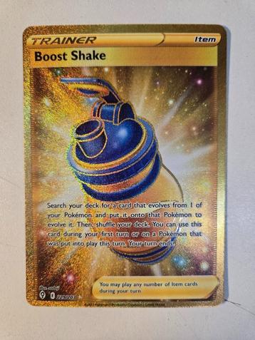 Pokémon Boost Shake 229/203 – Gold Secret Rare – Mint beschikbaar voor biedingen