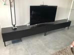 Dressoir zwart, Ophalen of Verzenden, Gebruikt, Met klep(pen)