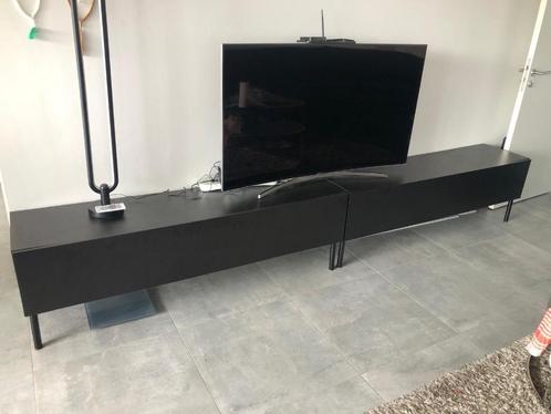 Dressoir zwart, Huis en Inrichting, Kasten | Dressoirs, Gebruikt, Met klep(pen), Ophalen of Verzenden