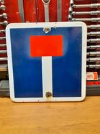 Oud verkeersbord Impasse 35x35 1980, Verzamelen, Verzenden, Gebruikt, Overige typen