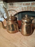 verkoperde waterketel en koffiekan, Ophalen, Koper