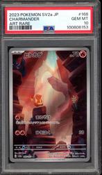 Charmander [AR] PSA 10 - 168/165 - Japonais 151 2023, Enlèvement ou Envoi, Comme neuf, Cartes en vrac
