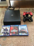 PS4 Pro 1TB + 2 controllers + 3 games, Enlèvement, Utilisé, 1 TB, Pro