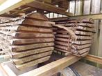 2 gezaagde stammen den, Doe-het-zelf en Bouw, Hout en Planken, Ophalen, Nieuw, Plank