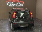 Peugeot 107 1.0i Black & Silver Edition (bj 2011), Stof, Zwart, Zwart, Bedrijf