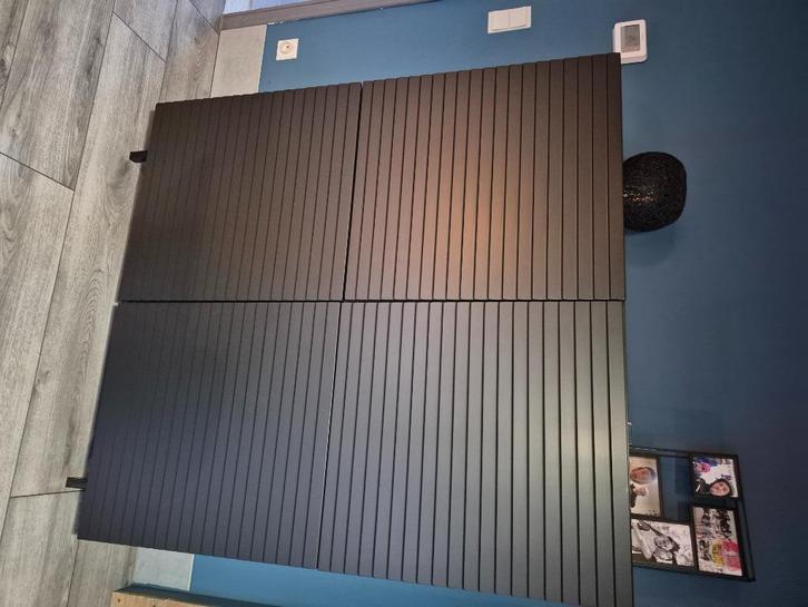 Mooie volledige zwarte eetkamer., Huis en Inrichting, Complete eetkamers, Zo goed als nieuw, 4 tot 6 stoelen, Ophalen