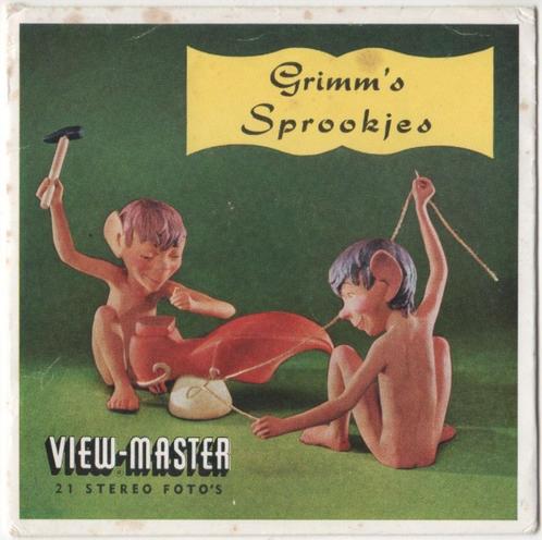 View-master De sprookjes van Grimm B 312 NL, Antiek en Kunst, Antiek | Speelgoed, Ophalen of Verzenden