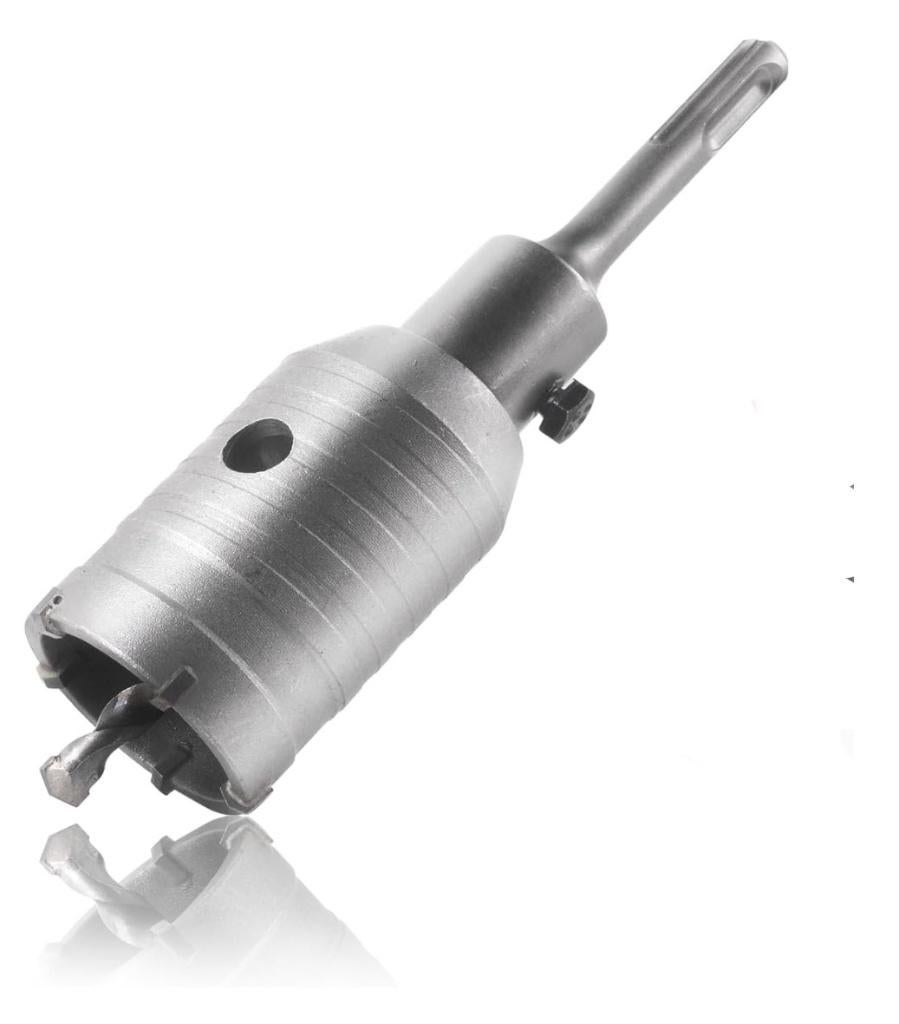 Trépan béton Sds-plus Ø45mm avec adaptateur et foret pilote, Bricolage & Construction, Outillage | Foreuses, Utilisé, Autres types