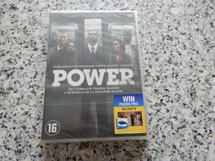 nr.2031- Dvd: power - seizoen 2- sealed, Cd's en Dvd's, Dvd's | Tv en Series, Nieuw in verpakking, Thriller, Boxset, Vanaf 12 jaar