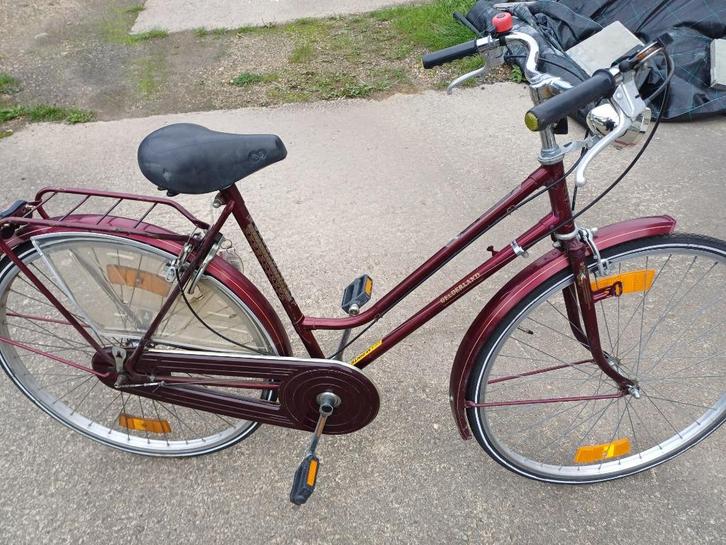 Damesfiets, Fietsen en Brommers, Fietsen | Dames | Damesfietsen, Gebruikt, Overige merken, Versnellingen, 50 tot 53 cm, Ophalen