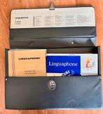 Valise Disque Cours anglais Linguaphone 1958, Utilisé