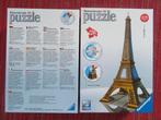 Puzzel 3D Eiffeltoren, Hobby en Vrije tijd, Ophalen, Minder dan 500 stukjes, Zo goed als nieuw, Rubik's of 3D-puzzel