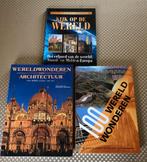 2 boeken 'Wereldwonderen' + 2 extra gratis, Enlèvement, Comme neuf
