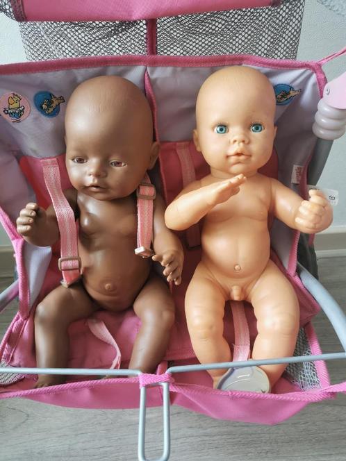 2 babyborn poppen zapf creations, Kinderen en Baby's, Speelgoed | Poppen, Gebruikt, Babypop, Ophalen