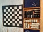 Schaakbord in marmer, bord + 32 stuks, bord zijde 40cm, Ophalen of Verzenden, Gebruikt