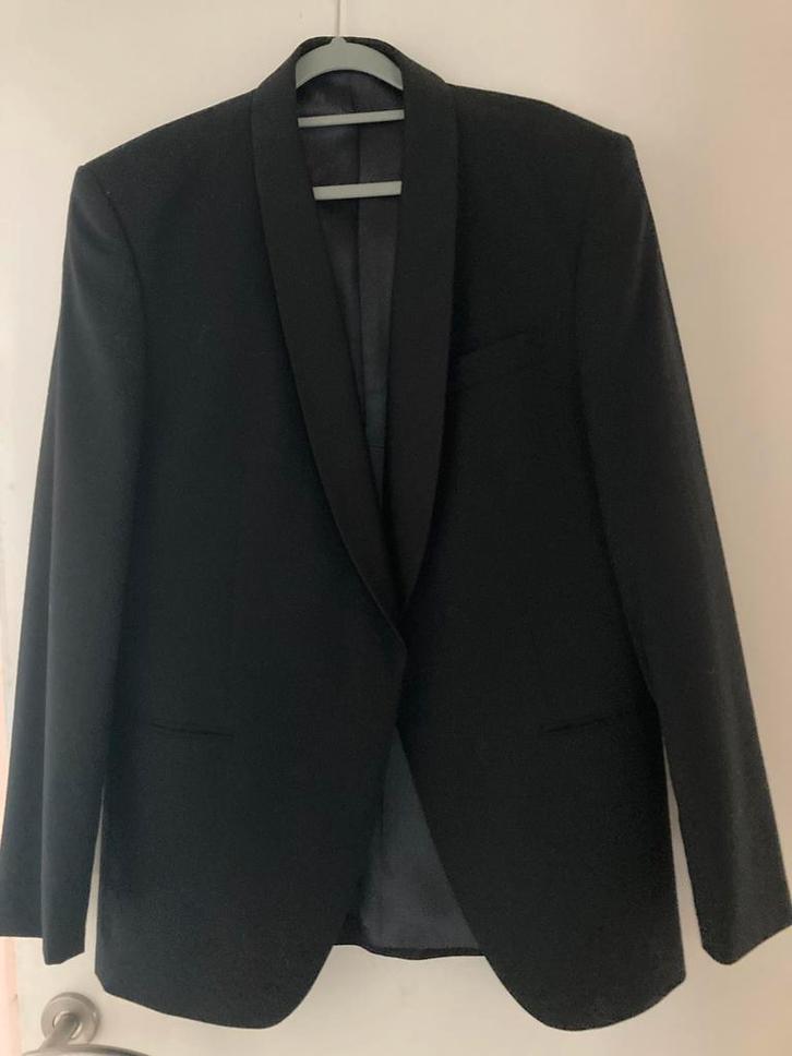 kostuum pak Tip De Bruin colbert en pantalon maat 48, Kleding | Heren, Kostuums en vesten, Zo goed als nieuw, Maat 48/50 (M), Zwart