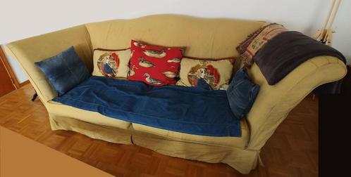 XL KASTEELBANK op maat gemaakt in LONDEN afneembare hoezen, Huis en Inrichting, Zetels | Zetels en Chaises Longues, Gebruikt, Driepersoons
