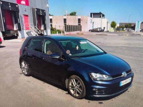 golf 7 rline avec 70000km de 2015, Auto's, Volkswagen, Particulier, Golf, ABS, Benzine, Berline, 4 deurs, Handgeschakeld, Blauw