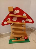 Paddenstoel uit hout Janbibejan, laat de 3 ballen rollen, Ophalen of Verzenden