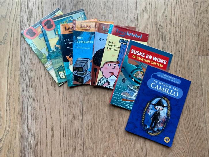 8 leesboeken voor kinderen van rond de 8 jaar, Boeken, Kinderboeken | Jeugd | onder 10 jaar, Gelezen, Ophalen of Verzenden