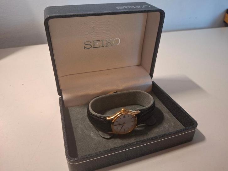 klassiek Seiko horloge dames incl. doos (batterij leeg), Handtassen en Accessoires, Horloges | Dames, Zo goed als nieuw, Polshorloge