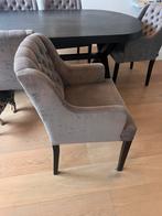 Eetkamer stoelen, Enlèvement, Comme neuf, Gris, Tissus