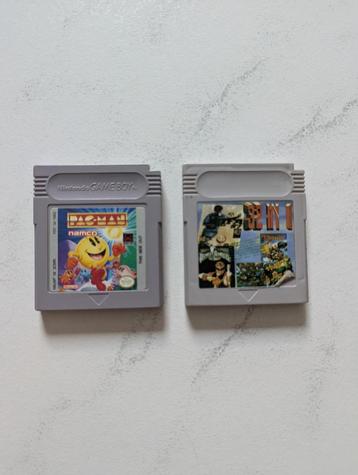 Pac Man Nintendo Game Boy + 32 in 1 game cartridge beschikbaar voor biedingen