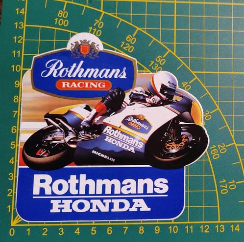 Sticker Rothmans Moto GP 500 Honda Racing, Collections, Autocollants, Enlèvement ou Envoi